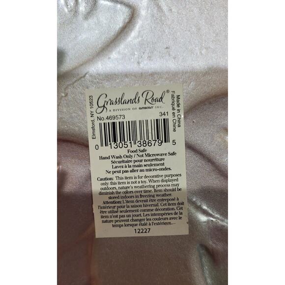 Morocco Style 12" Plate With Hummingbirds & Trumpet Flowers - Picture 9 of 9